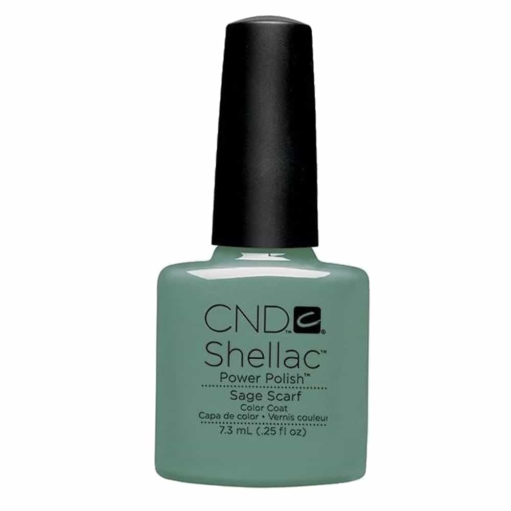 White Smoke CND Shellac Sage Scarf 0.25 fl oz / 7.3 ml - 90545