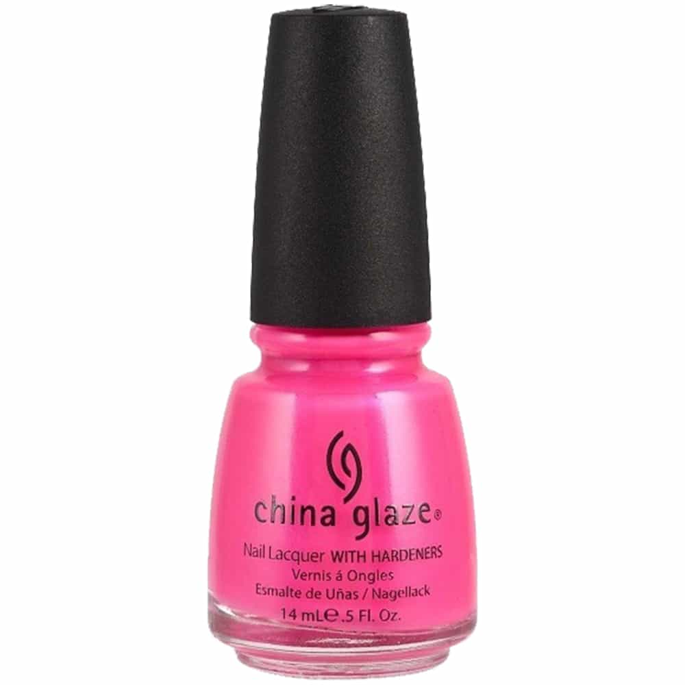 White Smoke China Glaze Neon Pink Voltage 0.5 oz.