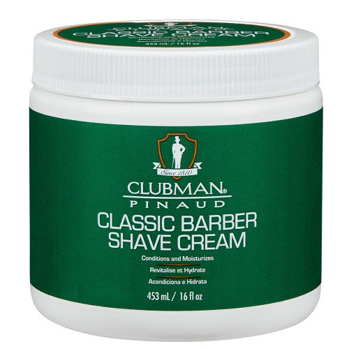 Dark Slate Gray Clubman Classic Barber Shave Cream 16oz