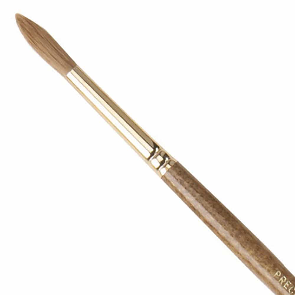 White Smoke Cuccio Precision Tool Round Brush Size 10