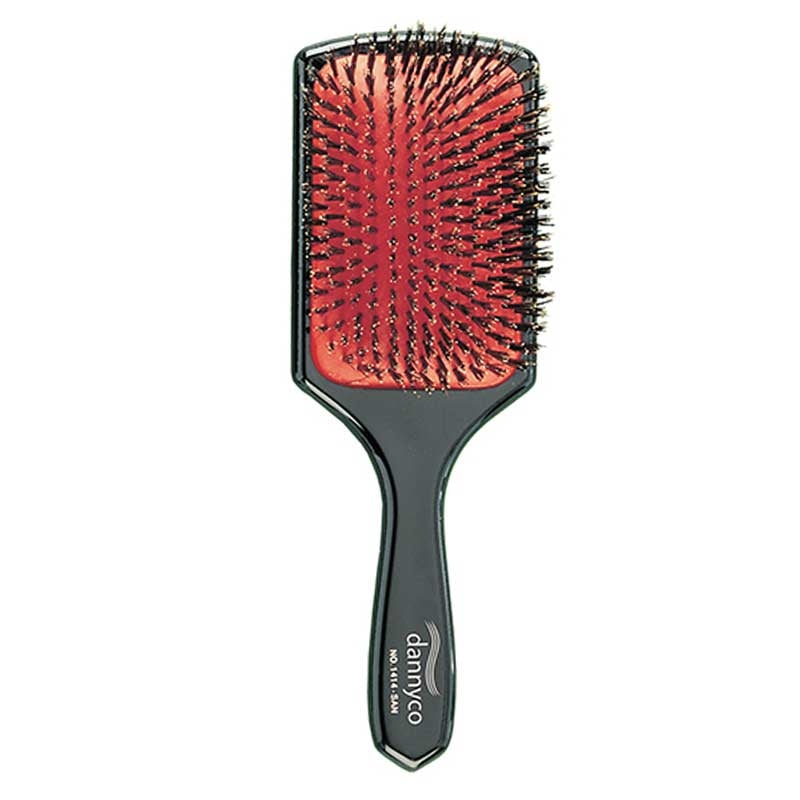 White Smoke Dannyco Wide Boar Cushion Brush Large