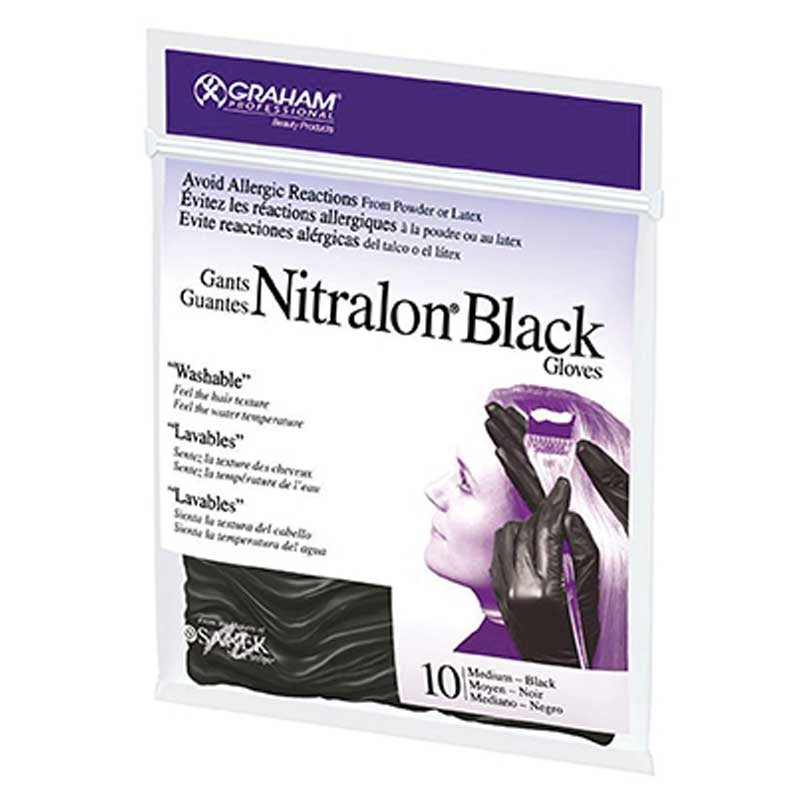 White Smoke Graham Beauty Nitralon Reusable Gloves Medium