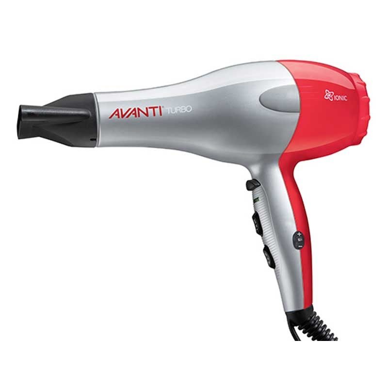 White Smoke Avanti Professional Turbo Ionic Hairdryer with Diffuser