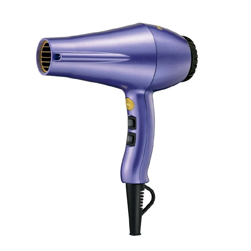 White Smoke BaBylissPRO Wild Orchid Ceramic Hairdryer Purple