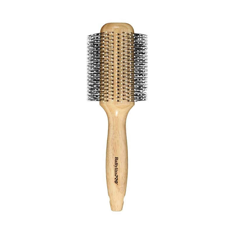 White Smoke BaBylissPRO Wood Blow Dry Brush 45mm