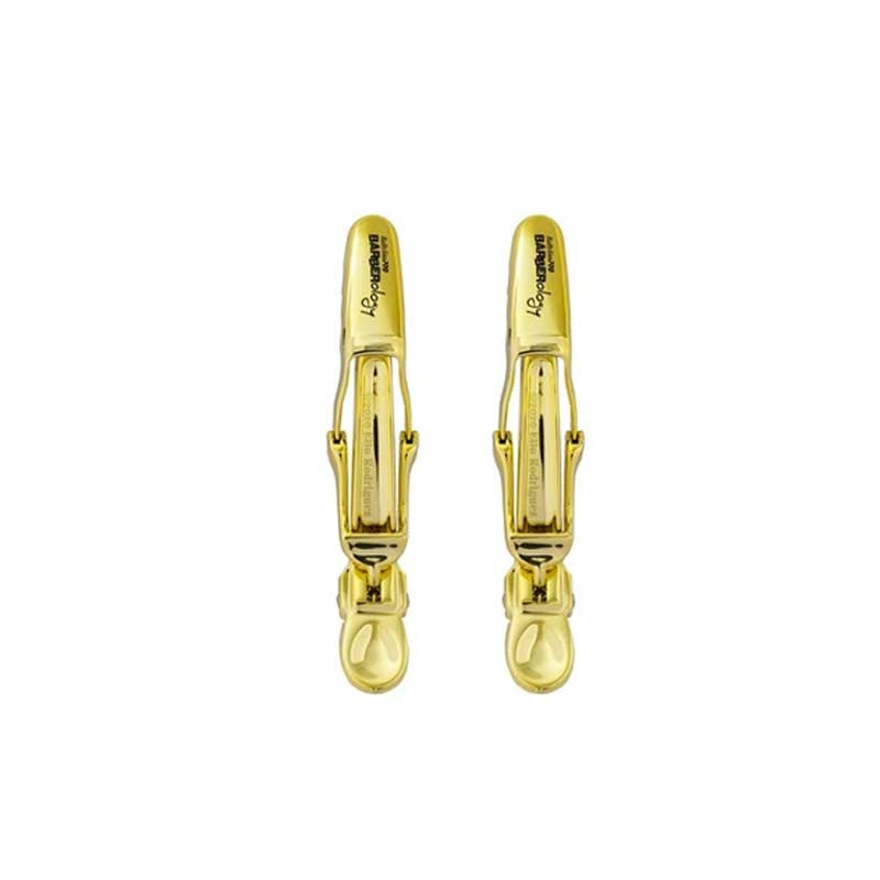 White Smoke BaBylissPRO 2 Pack Hair Clips Gold