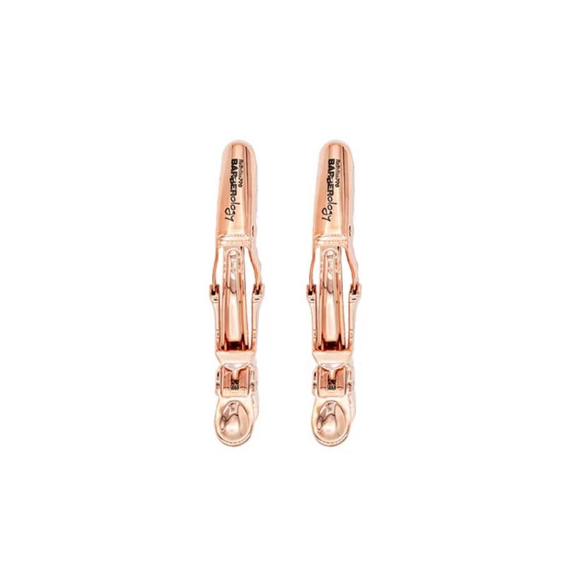 White Smoke BaBylissPRO 2 Pack Hair Clips Rose Gold