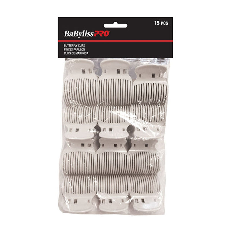 Dark Gray BaBylissPRO Butterfly Clips (For Hot Rollers) 15/bag