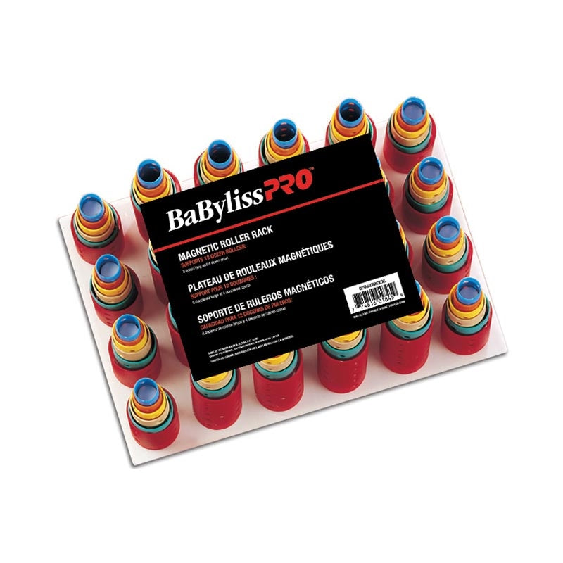 White Smoke BaBylissPRO Magnetic Roller Rack