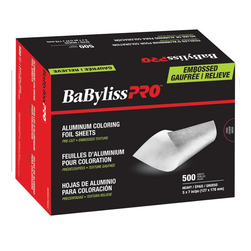 Dark Slate Gray BaBylissPRO (36613) Rough PreCut Foil 5x7 Heavy