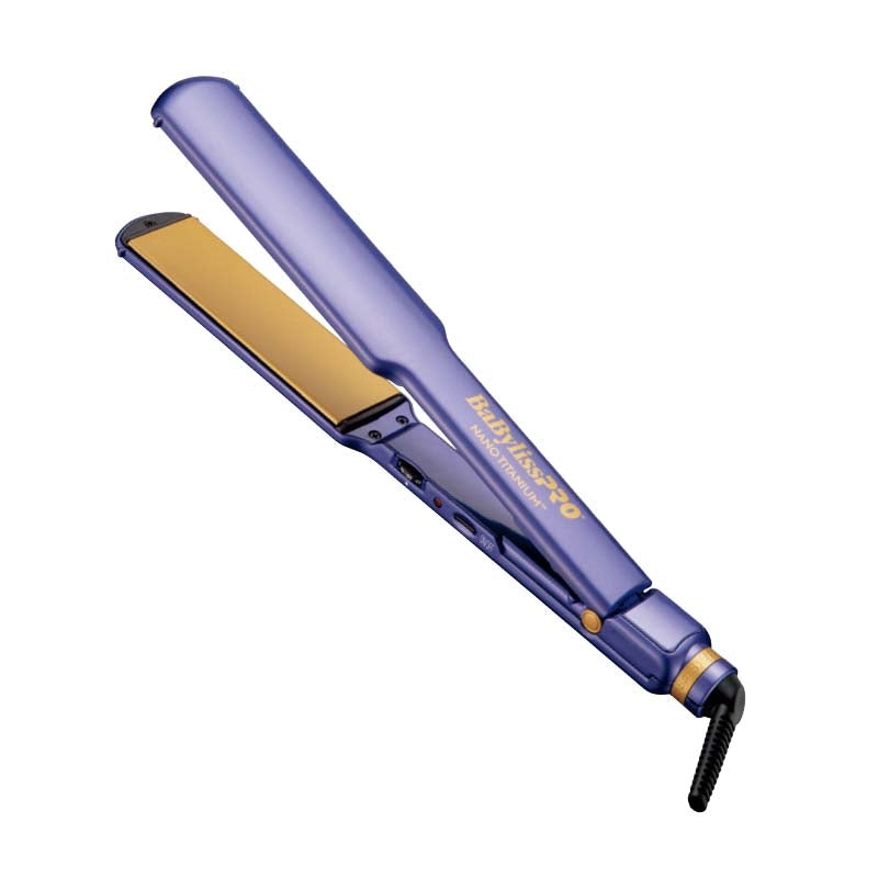 White Smoke BaBylissPRO Wild Orchid Titanium Flat Iron Purple 1.5in
