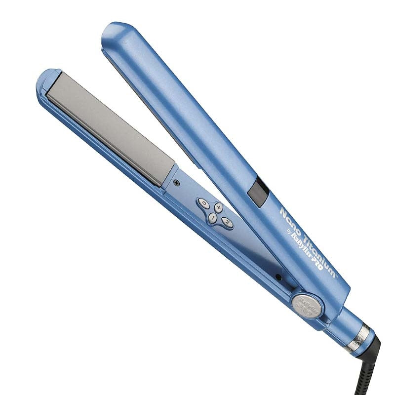 White Smoke BaBylissPRO I Style Dual Voltage Flat Iron 1in