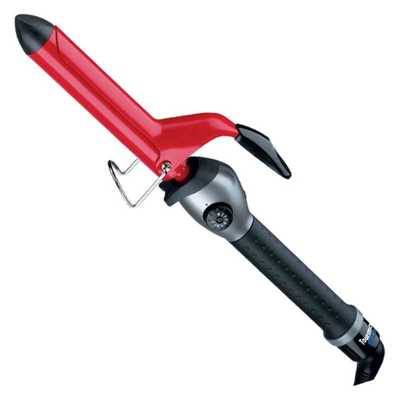 White Smoke BaBylissPRO Tourmaline Spring Curling Iron 1 1/2in