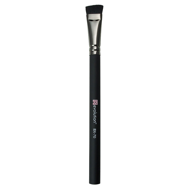 Black Evolution Flat Fluff Brush