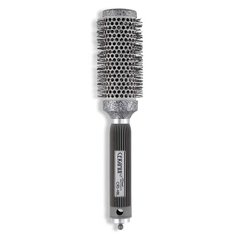 White Smoke Dannyco Ionic Ceramic Circular Vented Brush Medium