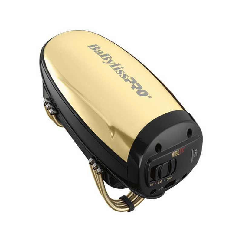 White Smoke BaBylissPRO Gold Cordless Massager