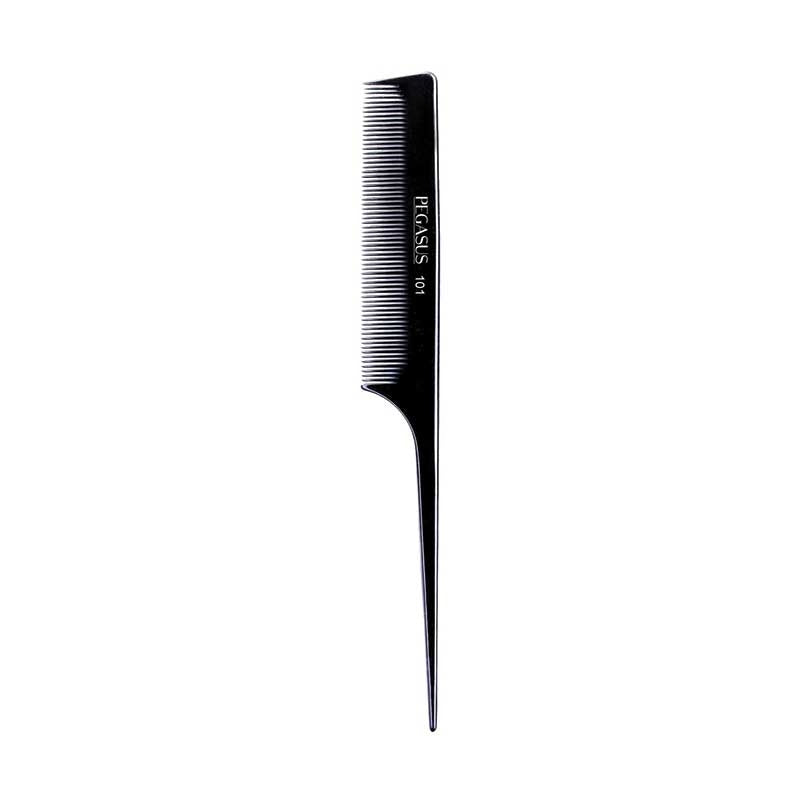 White Smoke Pegasus Pin Tail Comb 8in