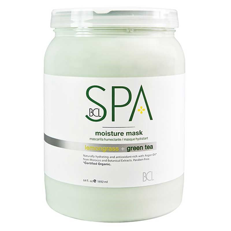 White Smoke BCL Spa Lemongrass Green Tea Moisture Mask 64oz