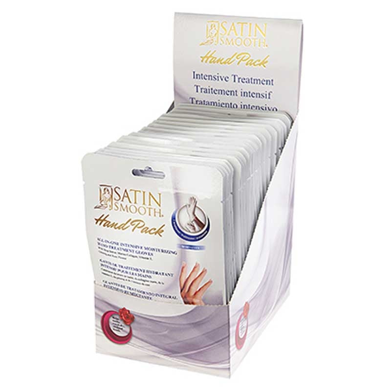 White Smoke Satin Smooth Hand Pack Intensive Treatment 24/pack