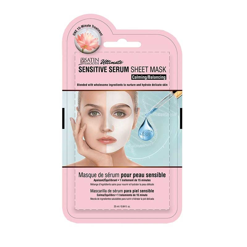 Pink Satin Smooth Premium Serum Sheet Masks 36pc
