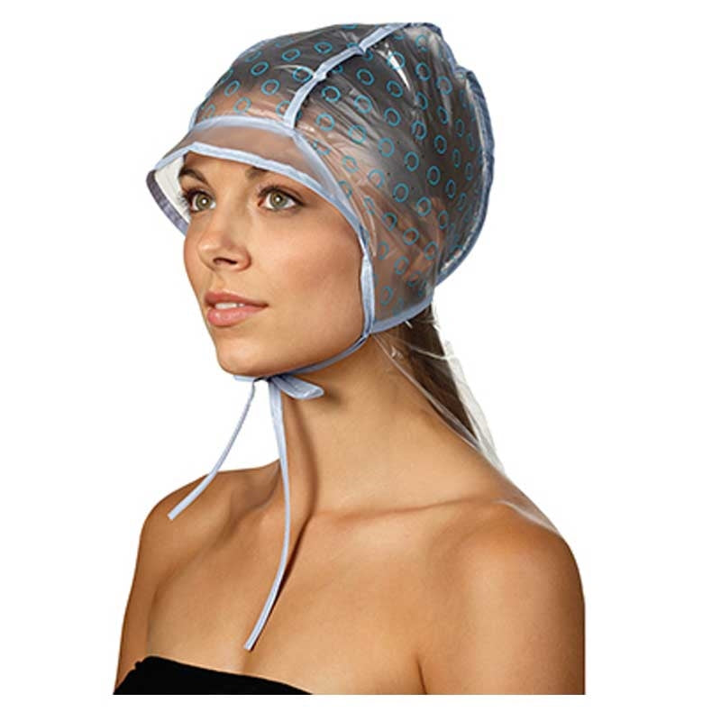 White Smoke Magicap Disposable Streaking Cap w/Neck Protector 4/box