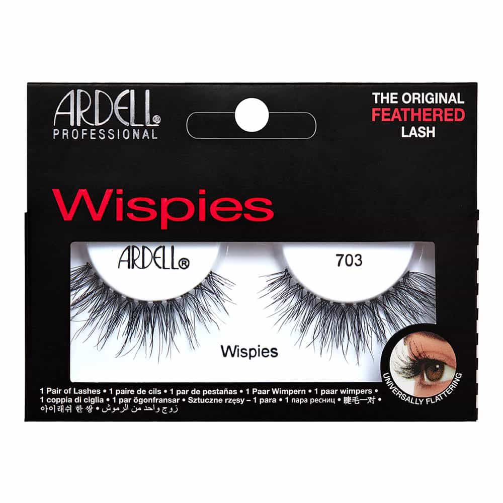 Black Ardell Wispies Lashes 1 Pair - 703 Black 33184