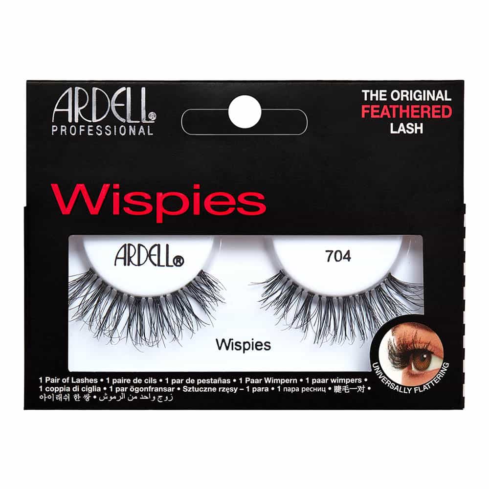 Black Ardell Wispies Lashes 1 Pair - 704 Black 33185