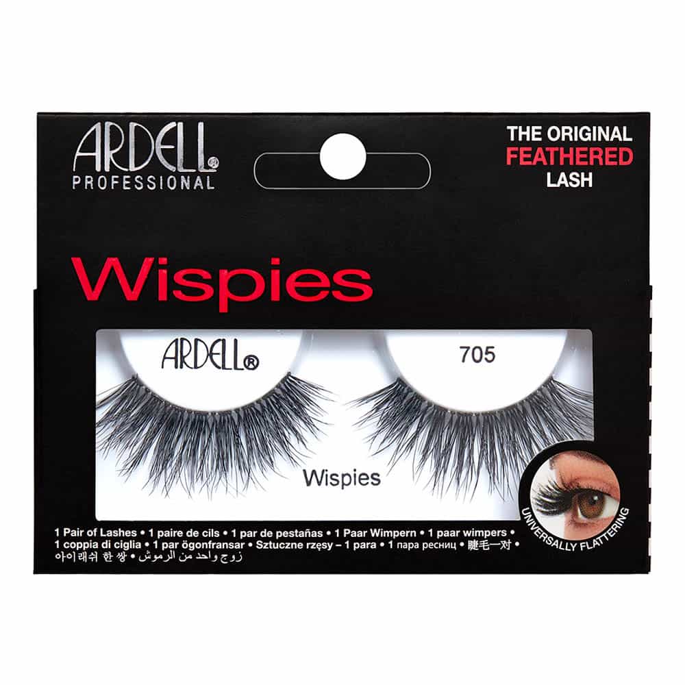 Black Ardell Wispies Lashes 1 Pair - 705 Black 33186