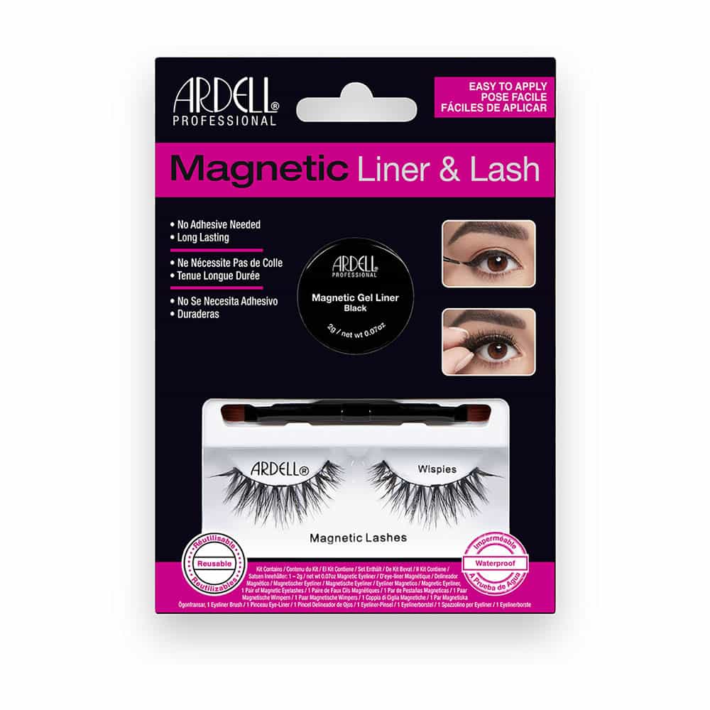 Black Ardell Magnetic Liner & Lash Kit - Wispies Black 36850