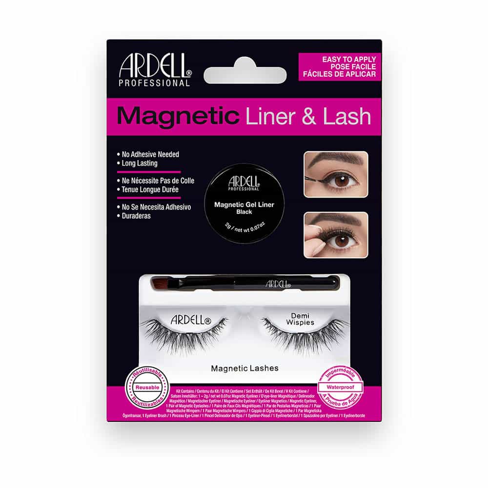 Black Ardell Magnetic Liner & Lash Kit - Demi Wispies 36851
