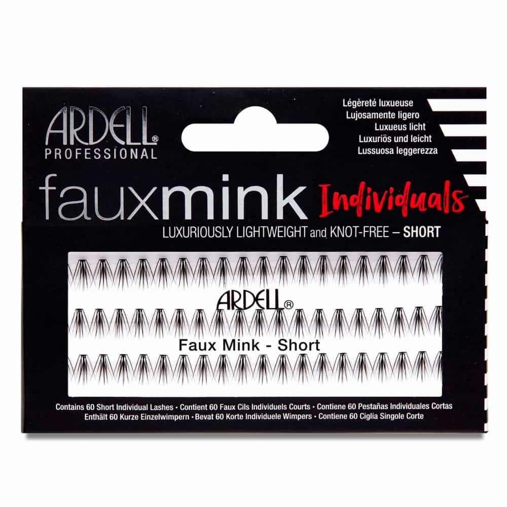 Black Ardell Fauxmink Individuals L/W Knot-Free-Short Black