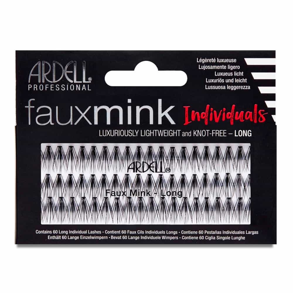 Black Ardell Fauxmink Individuals L/W Knot-Free -Long Black