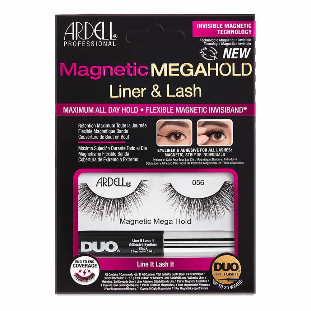 Black Ardell Magnetic MegaHold Liner & Lash Kit - 056 Black 61237