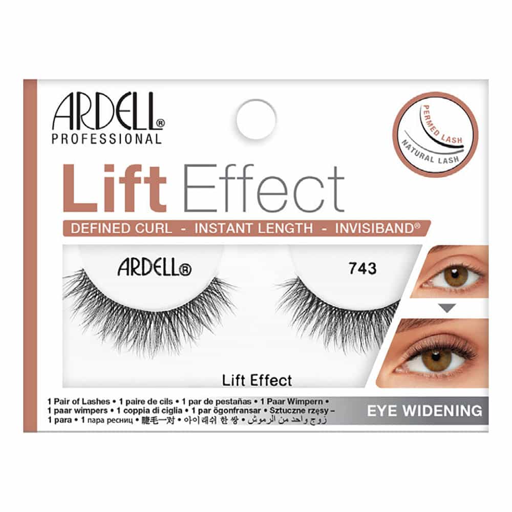 White Smoke Ardell Lift Effect Lashes 1 Pair - 743 Black 62615