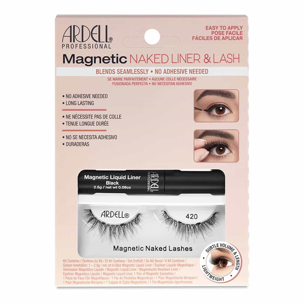 Light Gray Ardell Magnetic Naked Liner & Lash Kit - 420 Black 64900
