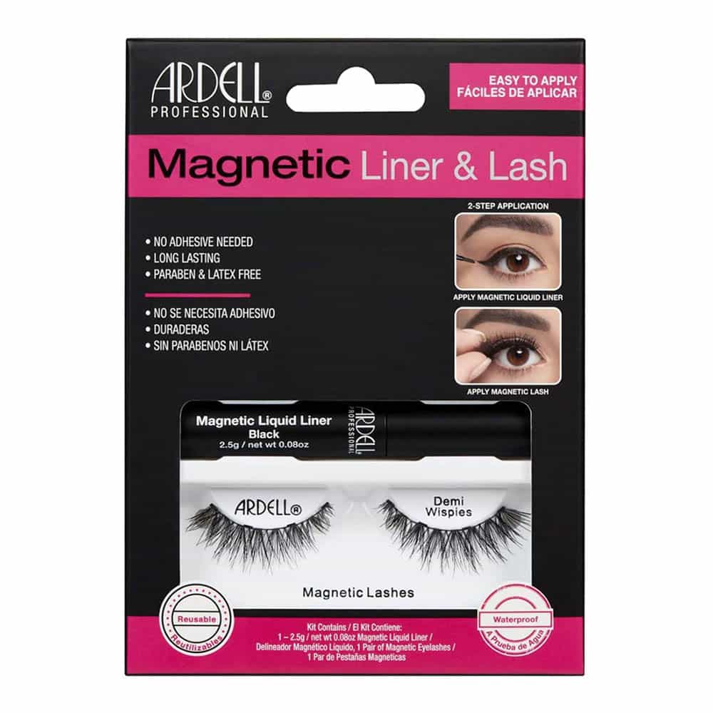 Black Ardell Magnetic Liner & Lash Kit - Demi Wispies 64921