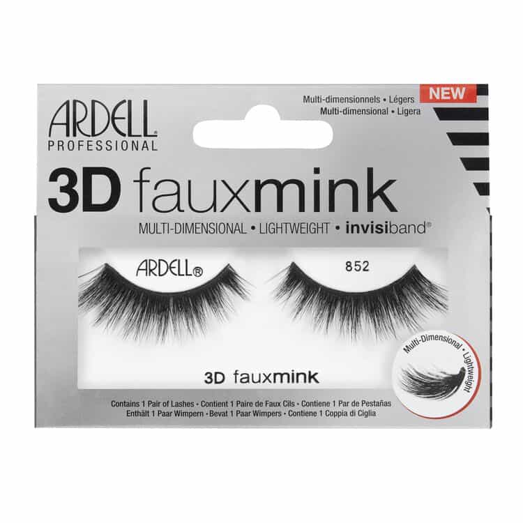 Gray Ardell 3D Fauxmink Lashes 1 Pair - 852 Black 67448