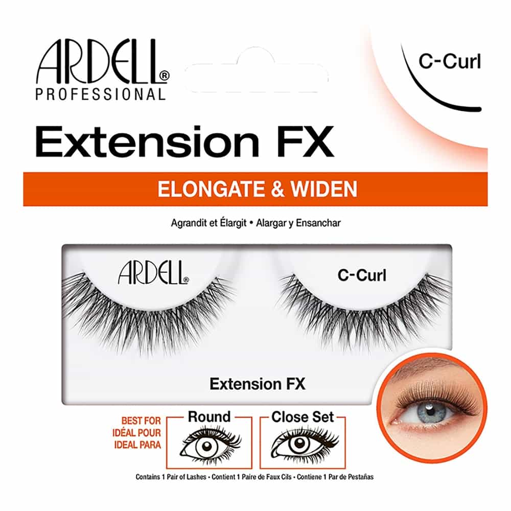White Smoke Ardell Extension FX Lashes - Elongate & Widen C-Curt 68691
