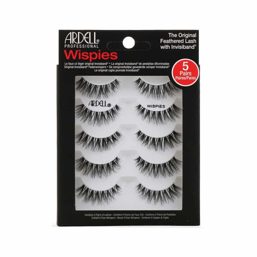 Black Ardell Wispies Lashes 5 Pairs - Wispies Black 68984