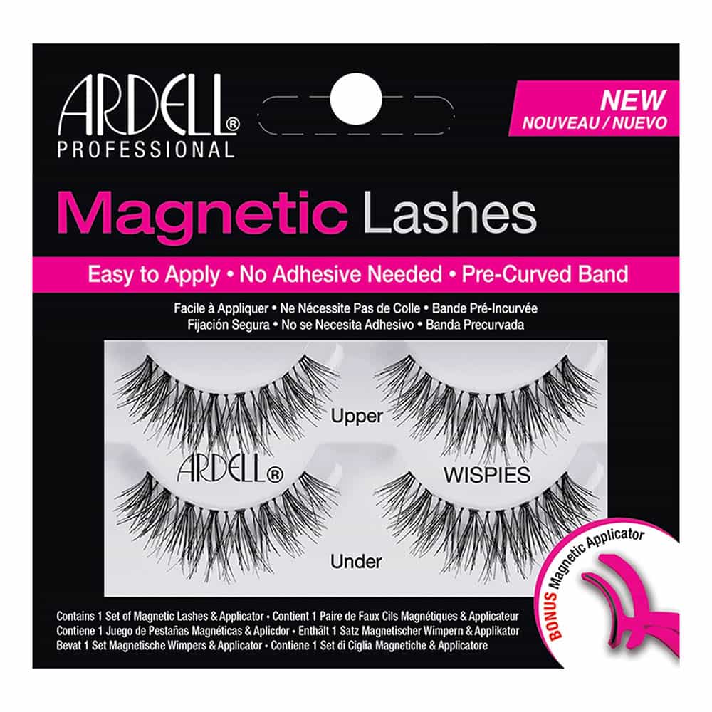 Black Ardell Magnetic Lashes 2 Pairs Upper/Under - Wispies 70460