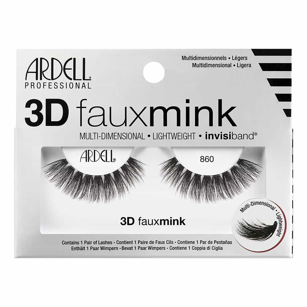 Light Gray Ardell 3D Fauxmink Lashes 1 Pair - 860 Black 70483