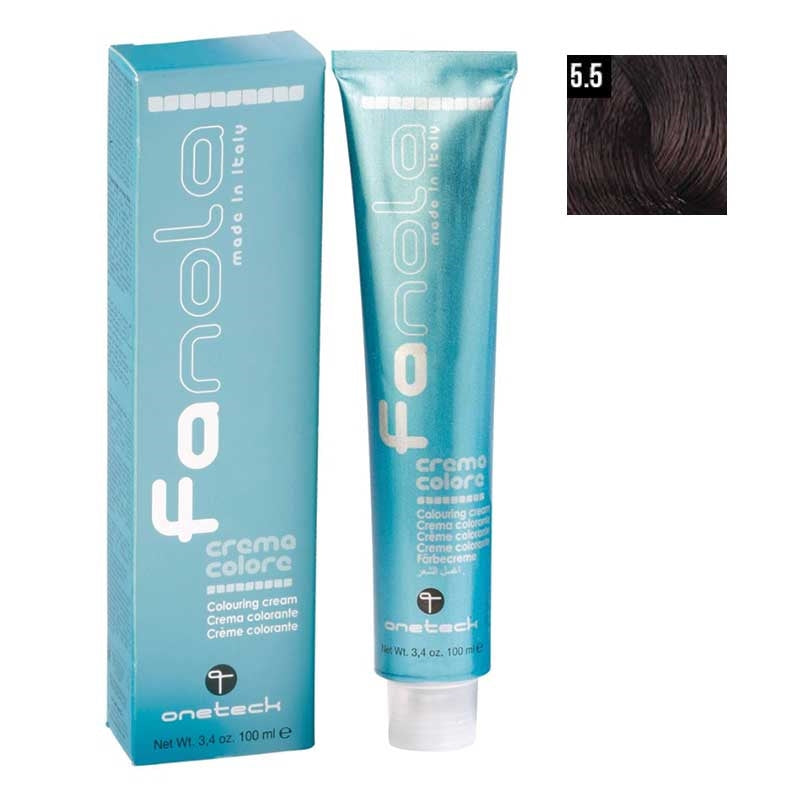 White Smoke Fanola 5.5 Mahogany Light Chestnut 100ml