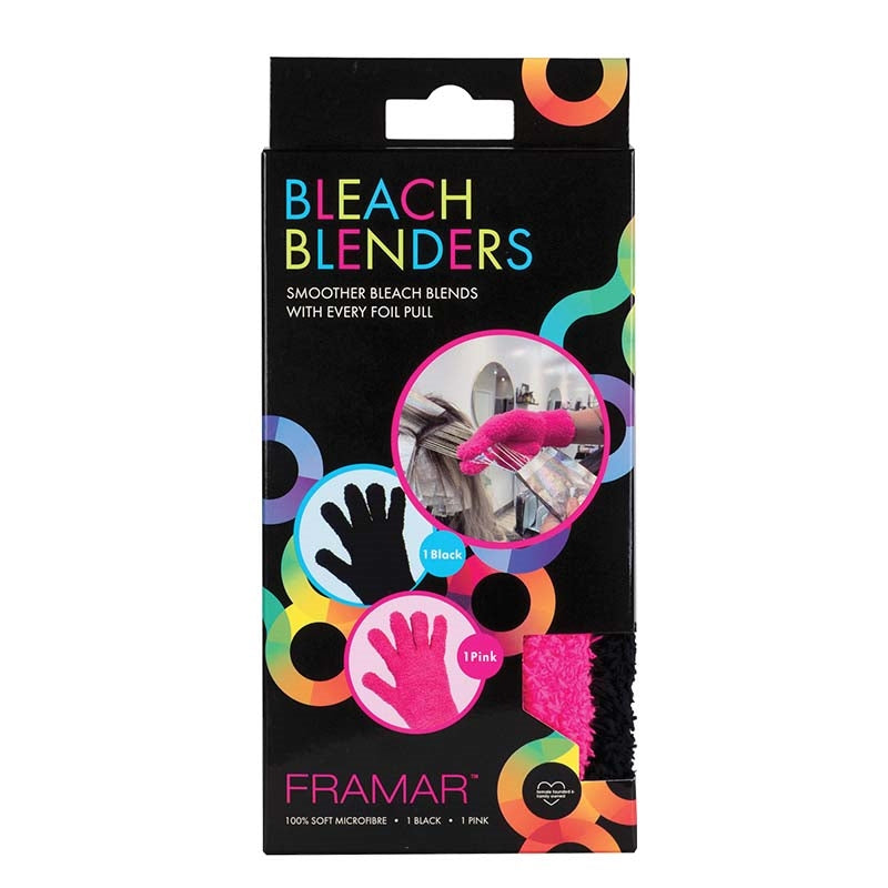 Black Framar Bleach Blenders Gloves 2/pk