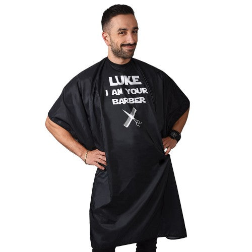 White Smoke Framar Cutting Cape - Luke I Am Your Barber