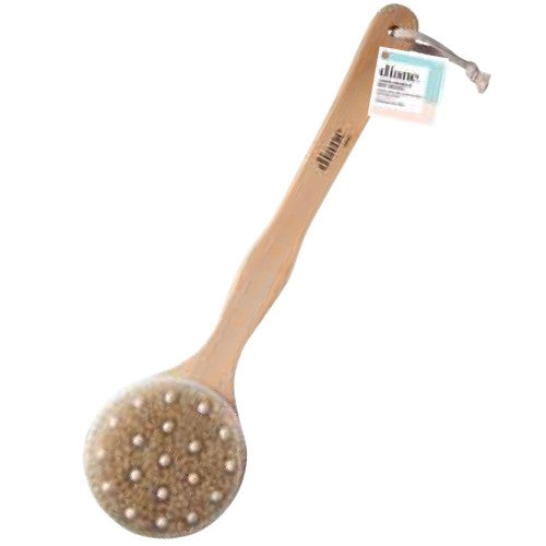 White Smoke Fromm Diane Long Wood Handle Dry Brush
