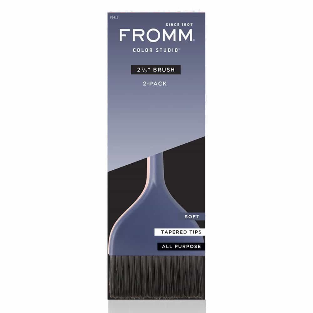 Dark Slate Gray Fromm Color Studio 2 7/8" Soft Color Brush 2PK F9415 / 12432