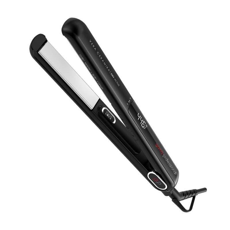 White Smoke GAMA (GPI02731.5) GEVO Real Ceramic Flat Iron 1.2in
