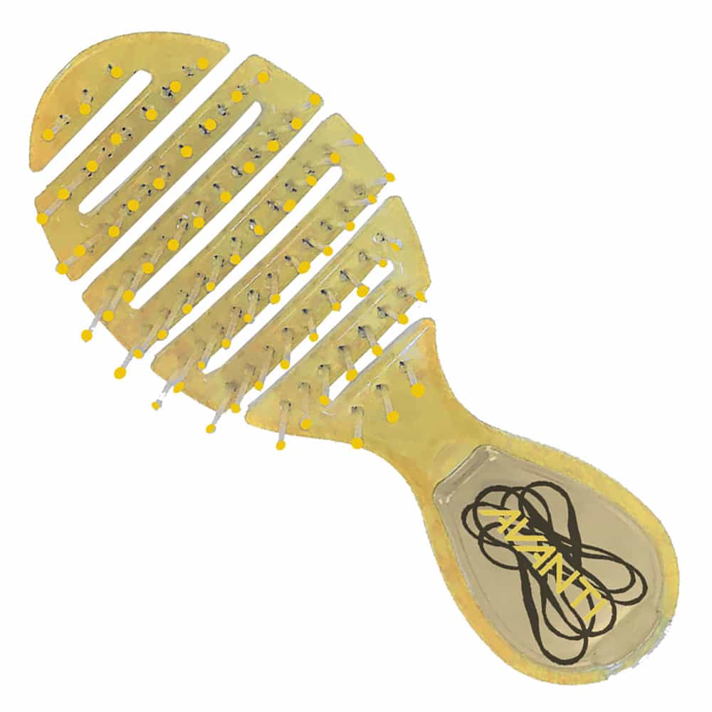 White Smoke Avanti Mini Flexible Vent Brush Gold AFLEXBRDC 02606