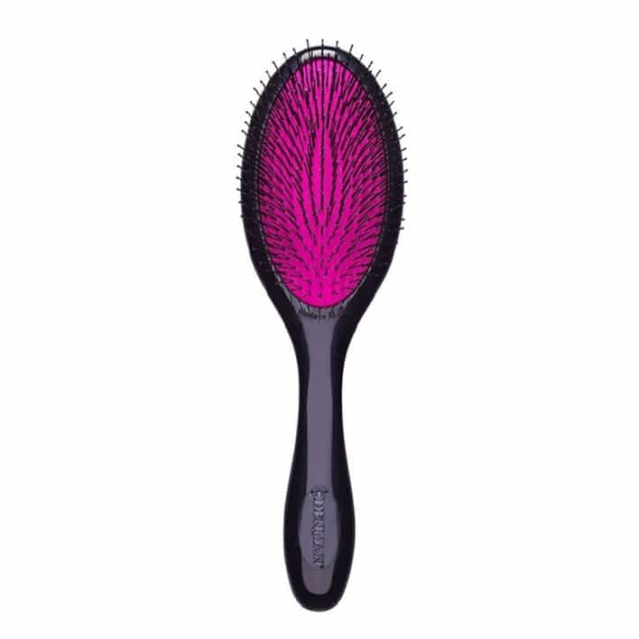 White Smoke Denman Tangle Tamer Gentle Brush D093MBLKC 01231