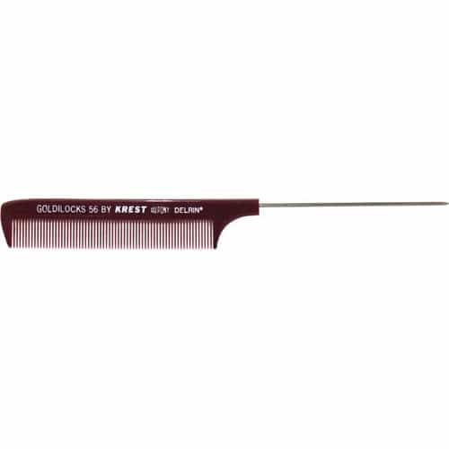 White Smoke Goldilocks Professional Pintail Comb - GOLDI-56TC